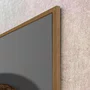 Quadro Moderno Texturizado de Círculos com Moldura e Vidro para Decoração