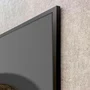 Quadro Moderno Texturizado de Círculos com Moldura e Vidro para Decoração