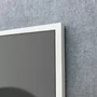 Quadro Moderno Texturizado de Círculos com Moldura e Vidro para Decoração
