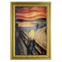 Quadro O Grito Reprodução Obra de Arte de Edvard Munch 85x120cm