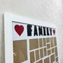 Quadro Painel de Fotos Family Branco para 32 Fotos 130x110cm