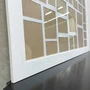 Quadro Painel de Fotos Family Branco para 32 Fotos 130x110cm