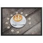 Quadro Pequeno Decorativo Tela Canvas com Moldura Café Bom dia 30x20cm