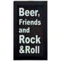 Quadro Porta Tampinhas Cerveja Beer Friends and Rock & Roll
