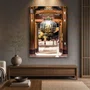 Quadro Tela Canvas Borda Infinita Arte Japonesa Templo Budista em Tóquio 100x150 cm