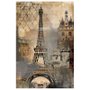 Quadro Tela Decorativa Impressão Digital Torre Eiffel Paris França 60x90cm