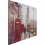 Quadro Tela Decorativa Pintura de Londres Torre Big Ben 120x100cm