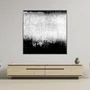 Tela Canvas Arte Abstrata Moderna com Moldura Flutuante 120x120 cm