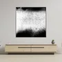 Tela Moderna Arte Abstrata com Moldura Flutuante 120x120 cm